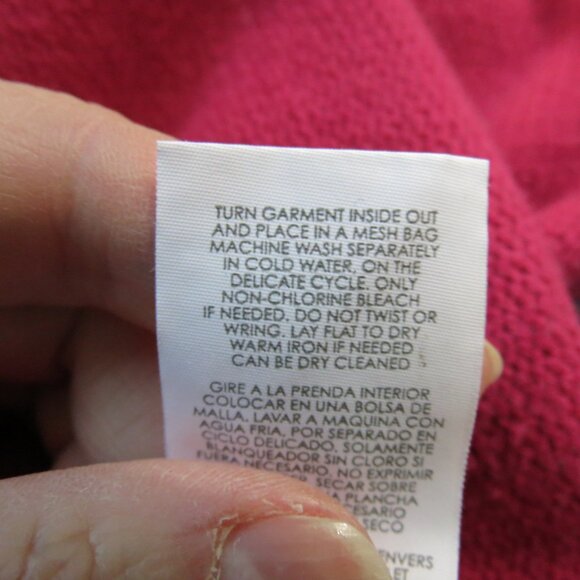 Cabi Easy Pullover Pink/Berry V-Neck Sweater Size Small - Picture 9 of 9